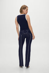 x BELLA HADID Dreamer Flare Pants - Lone Star Blue