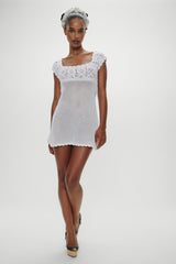 Eloise Crochet Mini Dress - Angel's Meadow