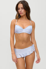Farah Satin Swim Skirt - Frosting
