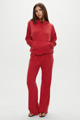 Haven Thermal Hoodie - Strawberry Red
