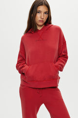 Haven Thermal Hoodie - Strawberry Red