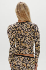 Joy Long Sleeve Sleep Shirt - Tiger