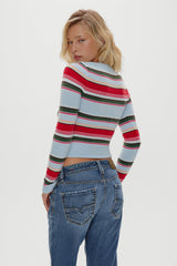Kit V Neck Knit Sweater - Ocean Ave