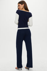 Lochlin Knit Pants - Deep Sea