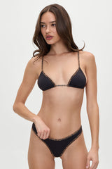 x BELLA HADID Lumia Triangle Bikini Top - Lucky Leopard