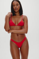 Lumia Triangle Bikini Top - True Red