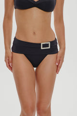 x BELLA HADID Maverick Micro Swim Skirt - Black