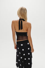 May Midi Skirt - Paris At Midnight