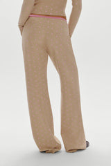 Mellow Knit Pants - Pink Ornaments