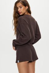 Noah Thermal Long Sleeve Shirt - Walnut