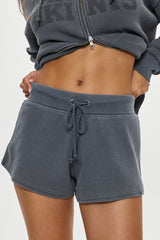 Noah Thermal Mini Shorts - Shadow Blue