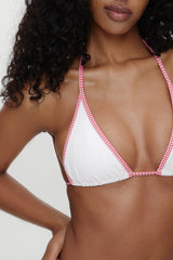 x BELLA HADID Paradise Halter Bikini Top - Weekend at the Farm
