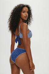 Presley High Waisted Bikini Bottom - Starry Night