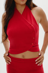 Ryder Knit Halter Top - Heartstrings