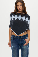Scout Knit Poncho - Stone