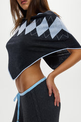 Scout Knit Poncho - Stone