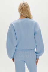 Travel Day Cotton Crewneck - Morning