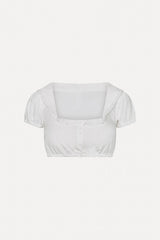 x BELLA HADID Little Miss Top - White