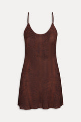 x Réalisation Par Luz Mini Slip Dress - Python