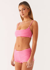 Mauritius Swim Short - Pink Stripe