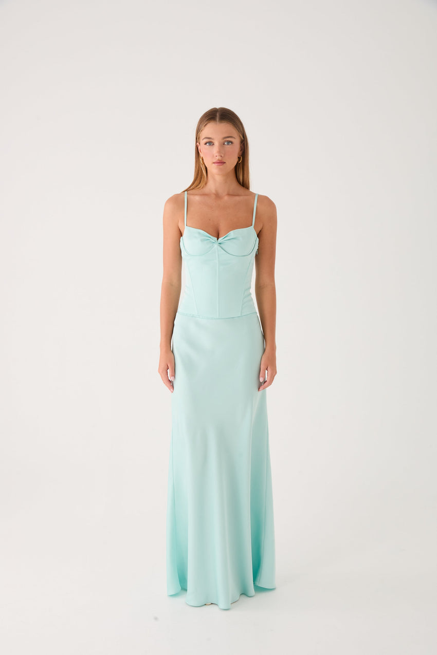 Merritt Maxi Dress - Aqua