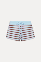 Noah Striped Mini Shorts - Verona Stripe