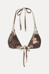 Paradise Micro Halter Bikini Top - Saddle Up