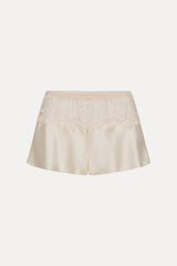 Rosie Silk Mini Shorts - Heaven
