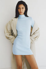 Date Night Knit Mini Dress - Daydream