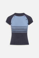 Shore Knit Shirt - Stone Stripe