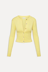 Sundae Cropped Cardigan - Honeycomb
