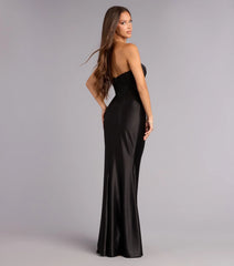 Mackenzie Satin Corset Mermaid Formal Dress
