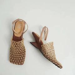 Mesh Weave Heels