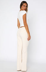 Miss CEO Pants Oat