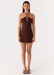 Party For You Mini Dress Chocolate