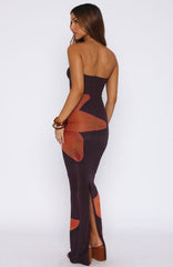 On A Trip Maxi Dress Tangerine Twist